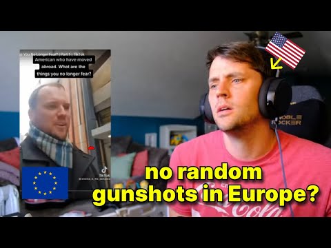 American reacts to "Americans Who Moved Abroad, What Are The Things You No Longer Fear? "