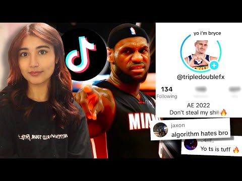starting an NBA BASKETBALL TikTok editing account for ONE WEEK!