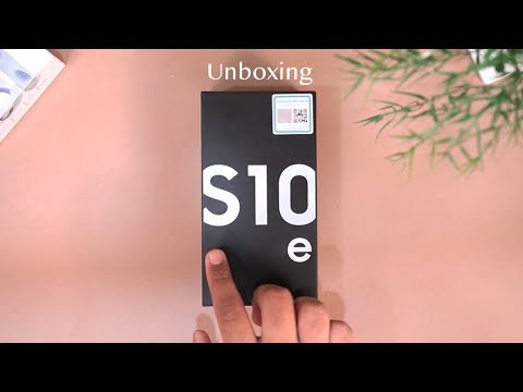 Samsung Galaxy s10e Unboxing & First Impression Review!
