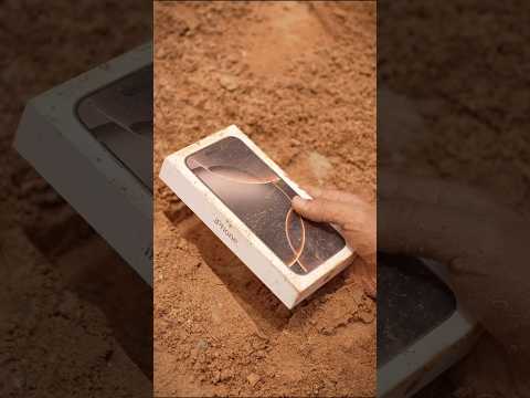 Found the Desert Titanium iPhone 16 Pro in the desert!!! #iphone16pro