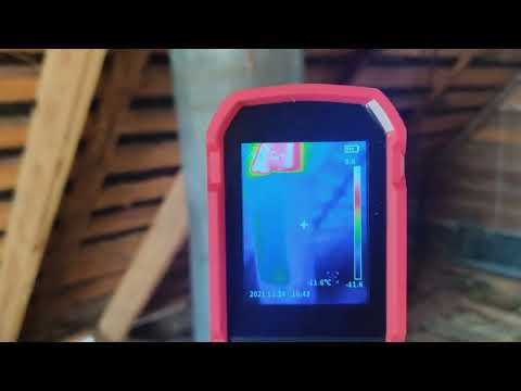 Пример работы тепловизора  UNI-T 120S