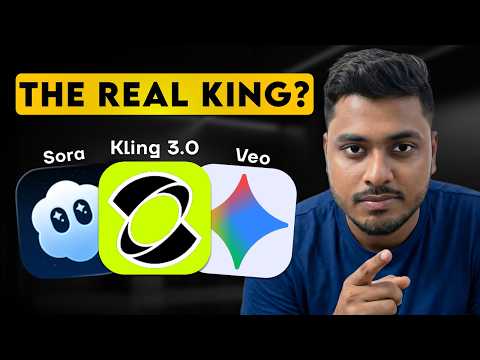 I Tested Kling 3.0 vs Veo 3.1 & Sora 2 — Only One Wins