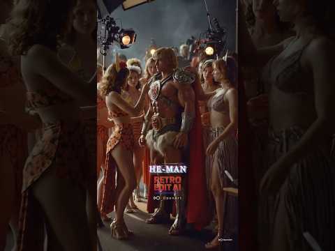 He-Man Behind the Camera — SHE-RA | Retro Edit AI