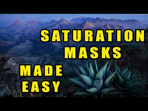 Photoshop: SATURATION MASKS Made Easy (HSB/HSL Filter) No Plugins!