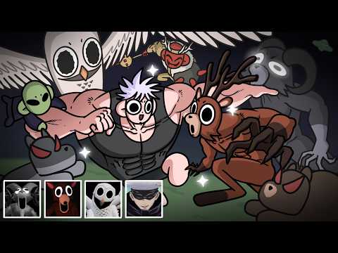 "GIGA GOJO vs 99 Nights in the forest All complete edition"