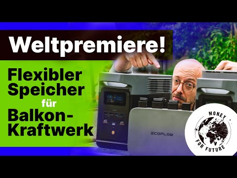 Der erste intelligente Speicher für Balkonkraftwerk! EcoFlow PowerStream