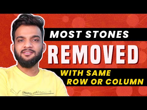 G-53. Most Stones Removed with Same Row or Column - DSU