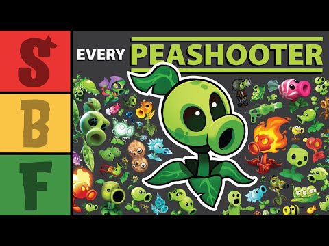 Ranking EVERY Peashooter EVER