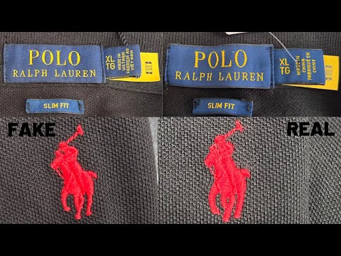 Fake vs Real Polo Ralph Lauren T-shirt / How to spot fake Polo Ralph Lauren T-shirt