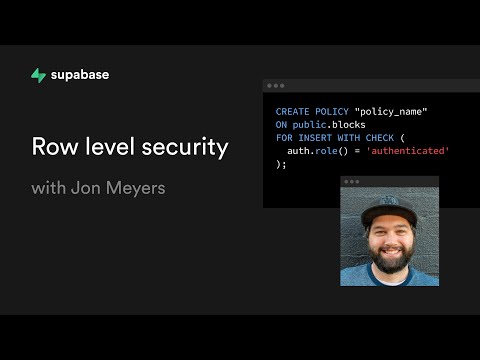 Implement Authorization using Row Level Security (RLS) with Supabase (Step By Step Guide)