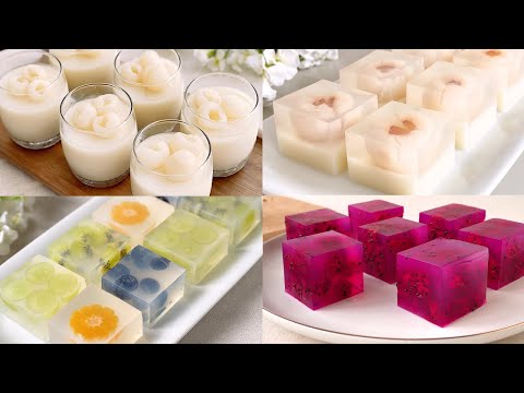 4 Easy Popular Fruit Agar-agar Jelly Recipes | 四款水果燕菜糕果冻食谱