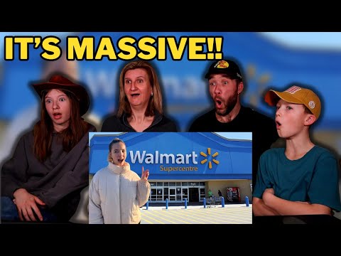 European Family Reacts To British Girl Visiting WALMART
