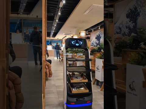 Robot Waiter at New #Brighton Chinese Restaurant, Noodle Queen