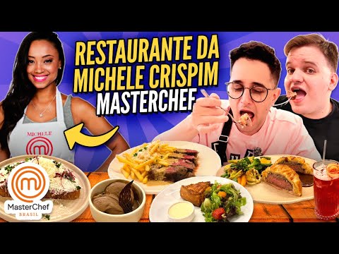 PROVANDO COMIDAS da CAMPEÃ do MASTERCHEF Michele Crispim | Florella Bistrô