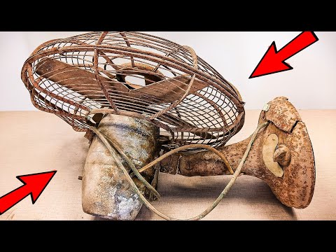 Restoration of Old Rusty Table Fan | 70 Years Old Electric Fan