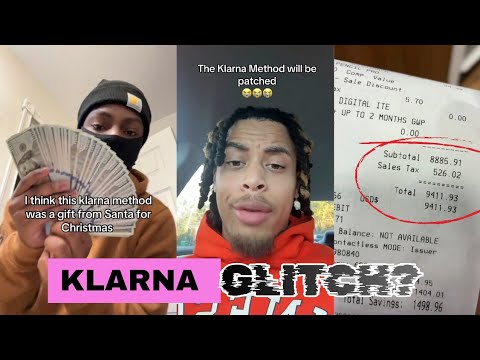 KLARNA GLITCH?..... HERE WE GO AGAIN!