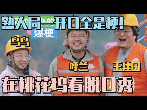 脱口秀熟人局团建修铁路?鸟鸟带着梗上桃花坞!汪苏泷辣评:你比志胜幽默三个王建国#五十公里桃花坞s4 #王建国 #鸟鸟 #呼兰 #徐志胜 #汪苏泷 #桃花坞 #综艺