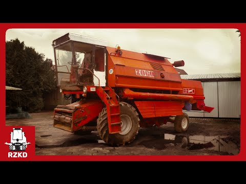 Bizon Gigant z silnikiem V8 u Rolnika Łukasza!