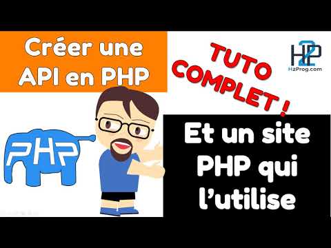 Créer une API PHP et un site web qui récupère les données proposées par l’API