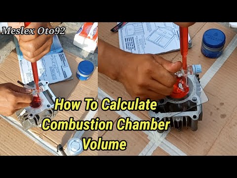 How To Calculate Combustion Chamber Volume #MeslexOto92