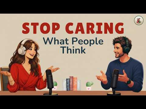 English Podcast For Easy English Conversation |What If You STOPPED Caring About What Others Think