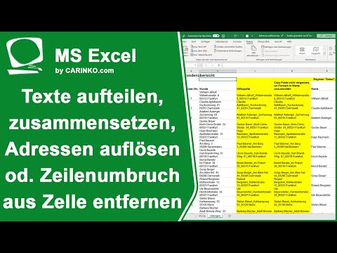 Resolve addresses, delete text breaks, or remove line breaks from cells - carinko.com