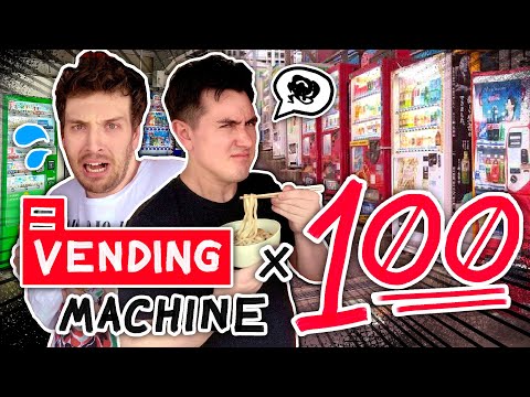 I Tried Every Vending Machine Food In Japan Ft. @AbroadinJapan