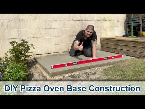 DIY Concrete Base For a Pizza Oven