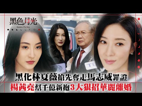 黑色月光｜黑化林夏薇搶先奪走馬志威罪證 楊茜堯幫千億新抱3大狠招華麗離婚｜楊茜堯 王浩信 林夏薇 馬志威｜第十一集劇集精華 #TVB #黑色月光 #楊茜堯 #港劇 #復仇爽劇