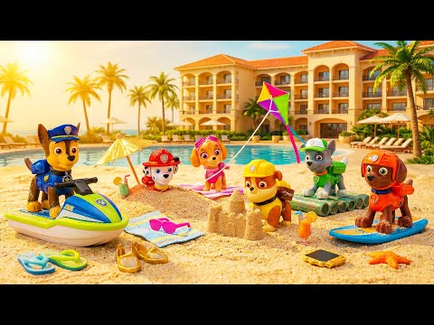 PAW Patrol Pups Plays at Luxury Beach! Ocean Toys Unboxing - PAW Patrol | Toys Pretend Play