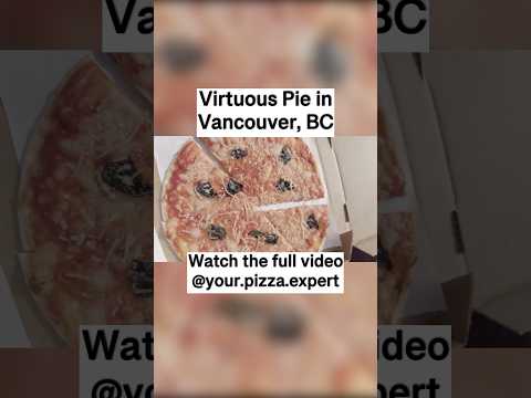 Vegan pizza BETTER than most of Dave Portnoy’s top picks #pizza #pizzareview #vancouver #yvrfood
