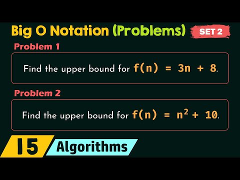 Big O Notation (Solved Problems) - Set 2
