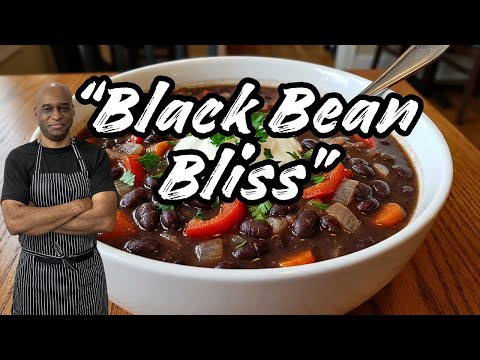Homemade Black Bean Soup | Rich & Hearty Recipe