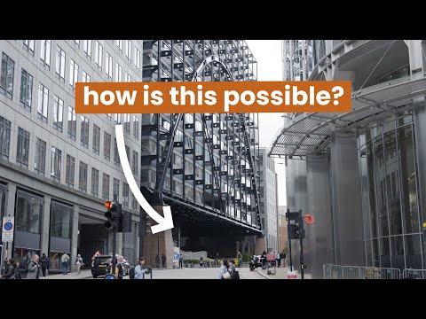 How this London building barely touches the ground