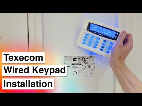 Installing a Texecom Premier Elite Flush Mount Keypad