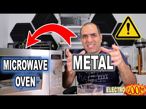 METAL in MICROWAVE Oven Is NOT That Dangerous