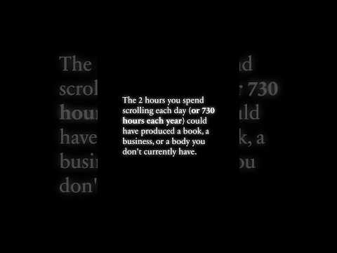 Think in years not days