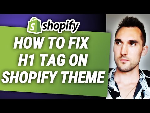 How to Fix The H1 Heading Issue On Shopify Dawn Theme