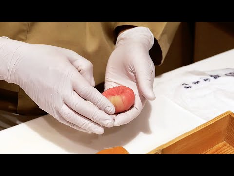 Japanese Food - TRADITIONAL CANDY ART Handmade Wagashi Sweets Tokyo Japan