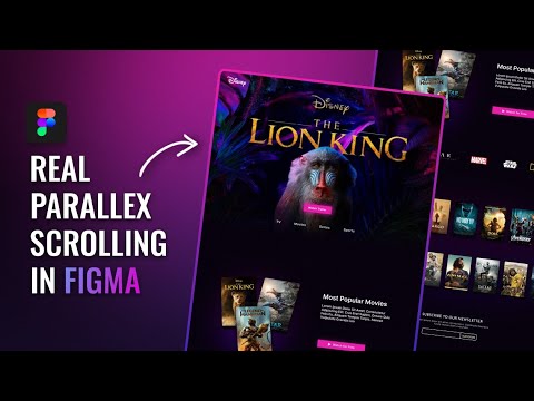 Figma Tutorial - Designing a full Website with Parallax Scroll Animation in figma