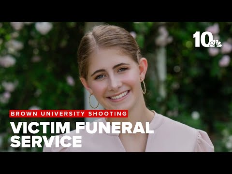 Funeral service held for Brown University student killed in campus shooting