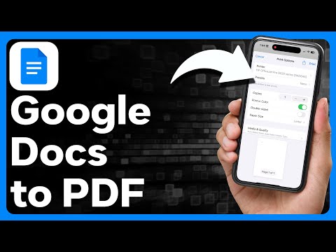 How To Convert Google Doc To PDF