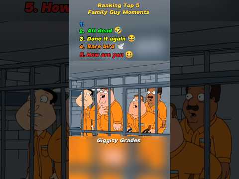 Ranking top 5 family guy moments #patrickwjgriffin #familyguy #funny #shorts #viralshorts