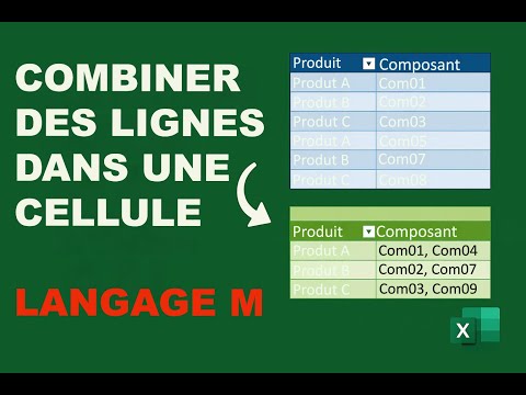 Power Query - How to combine rows from a table into one cell?