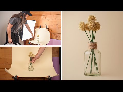 Easy Product Photography Setups Using One Light!