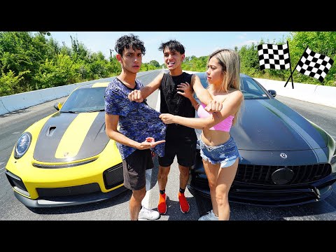 My GIRLFRIEND RACED My TWIN BROTHER!