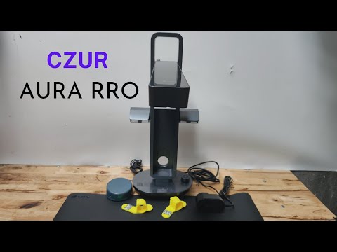 CZUR Aura pro Scanner - Unbox and Test Scan Book - Fast Scanning
