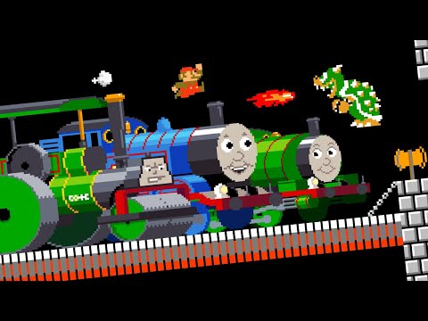 THOMAS AND FRIENDS take on BOWSER! #2