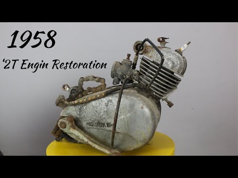 Complete 2 Stroke Engine Restoration: From Rusty to Running (Jawa Stadion 50cc 1958)