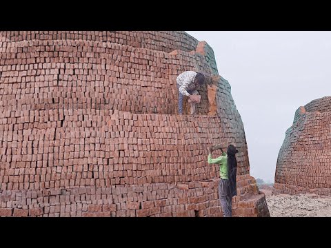 The Awesome Way They Bake Millions of Handmade Clay Bricks